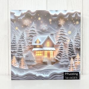 Jigsaw Puzzle Pine Forest Paper Art Z-1264 PPuzzling Ages 14+ 1000 Pieces